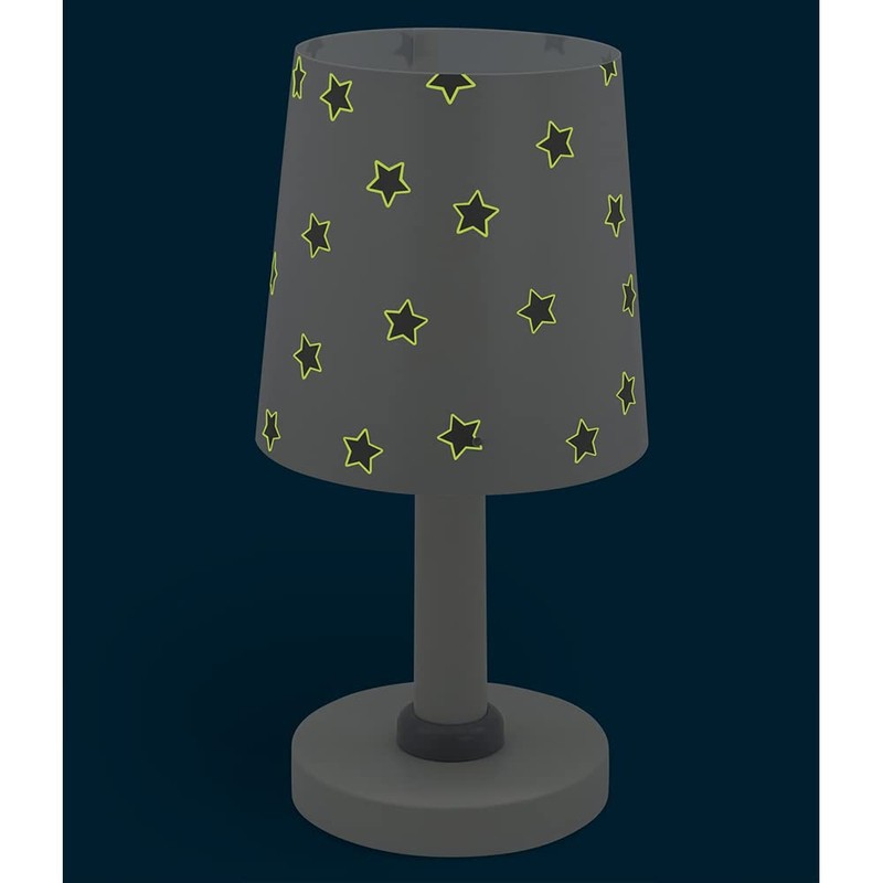 Dalber Children's Table Lamp Bedside Lamp Star Light Stars White