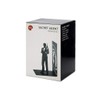 Balvi - Secret Agent decorative metal bookend in black colour. Original design
