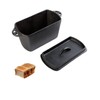 JINYEZI Cast Iron Bread Loaf Pan with Lid - 10x4.7