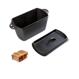 JINYEZI Cast Iron Bread Loaf Pan with Lid - 10x4.7 Inch Pre-Seasoned Dutch Oven Style Bread Baker for Perfect Sourdough, Artisan & Sandwich Bread - Heavy Duty & Nonstick, Oven Safe