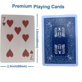 Nuevas cartas de juego 2025 – Haz que tus trucos de magia sean más lujosos y creativos para familiares y amigos (blanco sorpresa)