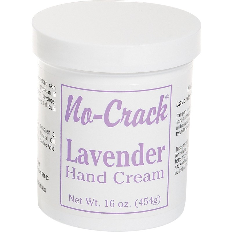 Crema de manos sin grietas, aroma a lavanda