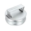 PATIKIL 4 Inch Metal Tee Cap with Handle, Galvanized Steel