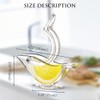 AUAUY Manual Lemon Squeezer, Acrylic Manual Lemon Slice Squeezer, Bird