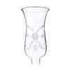 B&P Lamp® 1 5/8" X 10" Cut "Flower" Hurricane Shade
