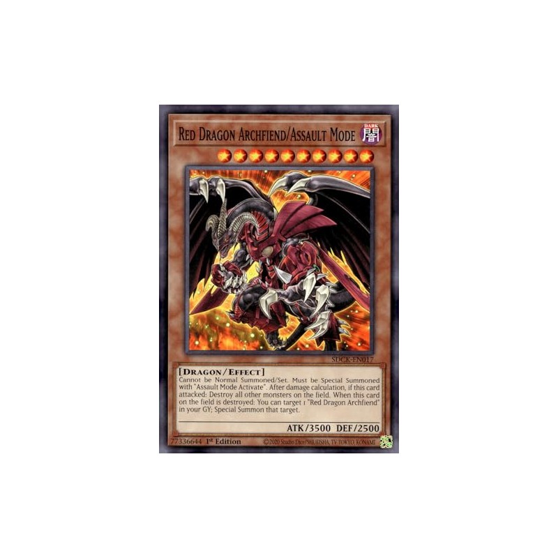 Red Dragon Archfiend/Assault Mode - SDCK-EN017 - Common - 1st