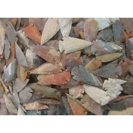 1 @ 2" inch from bulk pile arrowheads replica arrow head bird stone points ee1