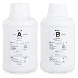 Fast Curing Silicone Mold Making Kit Translucent Liquid Rubber Food Grade 1:1 Ratio 2lb 32oz 900g