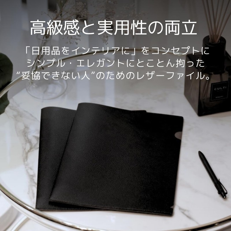 High Quality Clear File Leather A4 Leather Documents File Leather