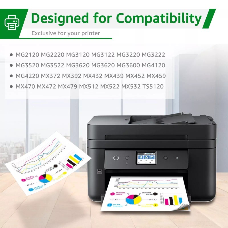 Macaw Ink Cartridges Black Tri-Color For Canon PG-240XXL 240XL CL-241XL