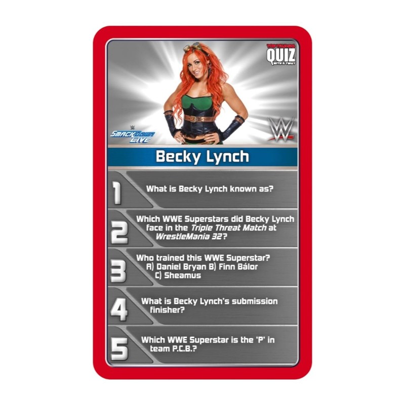 WWE Top Trumps Quiz Game, for 8 years to 99
