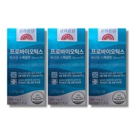 Goryeo Eundan [Barley Damda] Korea Eundan Probiotics Lactobacillus Special Fit 30 Capsules 3 Boxes / [보리담다] 고려은단 프로바이오틱스 유산균 스페셜핏 30캡슐 3박스