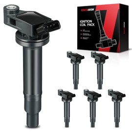 Torchbeam UF267 Set of 6 Ignition Coil Packs Fit for 3.0 V6 Toyota Sienna Highlander Camry Avalon Lexus ES300 RX300 1999 2000 2001 2002 2003 2004 2005 2006 2007 2008 Replacement for C1175