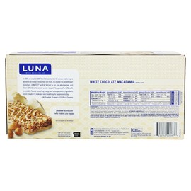 Clif, Bar Luna White Chocolate Macadamia, 1.69 Ounce, 15 Pack