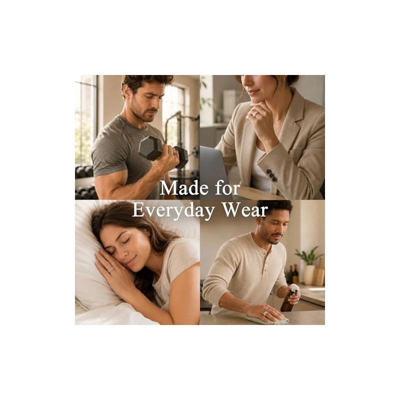 7 Pack Silicone Ring Covers for Oura & RingConn -