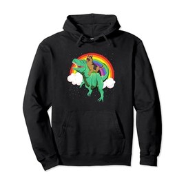 German Shepherd And Dinosaur - Dog Owner Pet Lover Pullover Hoodie