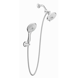 Kingmore AquaJet™ 5" Five Function Shower Combo in Chrome
