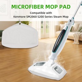 Sgizoku - almohadillas para orejas de repuesto para fregona Kenmore SM2060 S200 Series - Accesorios de tela de microfibra de vapor reutilizables lavables - Paquete de 4