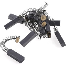 NIOOLIUK 8 Pcs Carbon Brushes with Wire Leads and Brush Springs Attached 24mm x 8mm x 6 mm for Generic Electric Motor