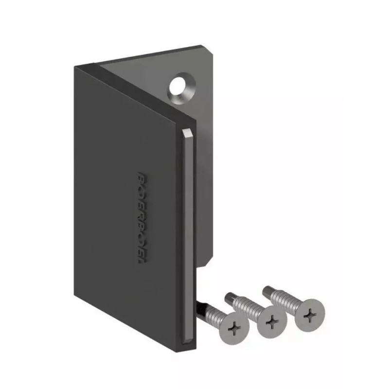 Boerboel Gate Solutions 73014705 Black Gate Stop Steel w/ Silicon