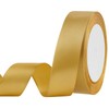 Showin Double Face Gold Polyester Satin Ribbon,1” x Continuous 25