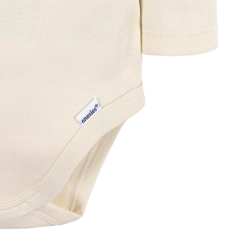 Gerber Unisex Baby Long Sleeve Solid Onesies Multi-Pack Interlock 180