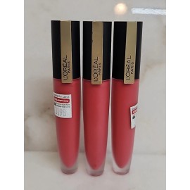 L'Oreal Paris 3 L'OREAL PARIS MAKEUP ROGUE SIGNATURE MATTE LIP STAIN- I DECIDE #438.