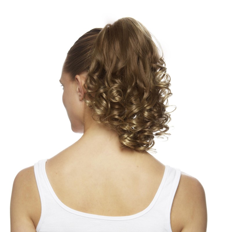 Love Hair Extensions Curly Drawstring Synthetic Hair Ponytail Colour 18/22