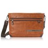 Mustache JTZ-4156 Men's Shoulder Bag, A4 Storage, Synthetic Leather, Camel