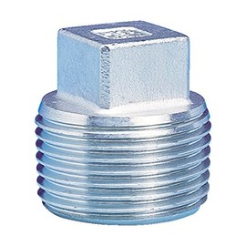 TRUSCO TP20A Threaded Pipe Fittings, SUS Square Plug, 20A