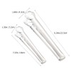 Hemoton 2 pcs Cat Paw Tongs Kitchen Tongs Stainless Steel