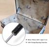NAIERDI [4 Pack] 100N/22lb Gas Spring, Soft Close Hinges, Black