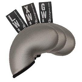 Club Glove 3-Pack Regular Gloveskin Iron Cover - GW, LW,Blank (Brushed Metal)