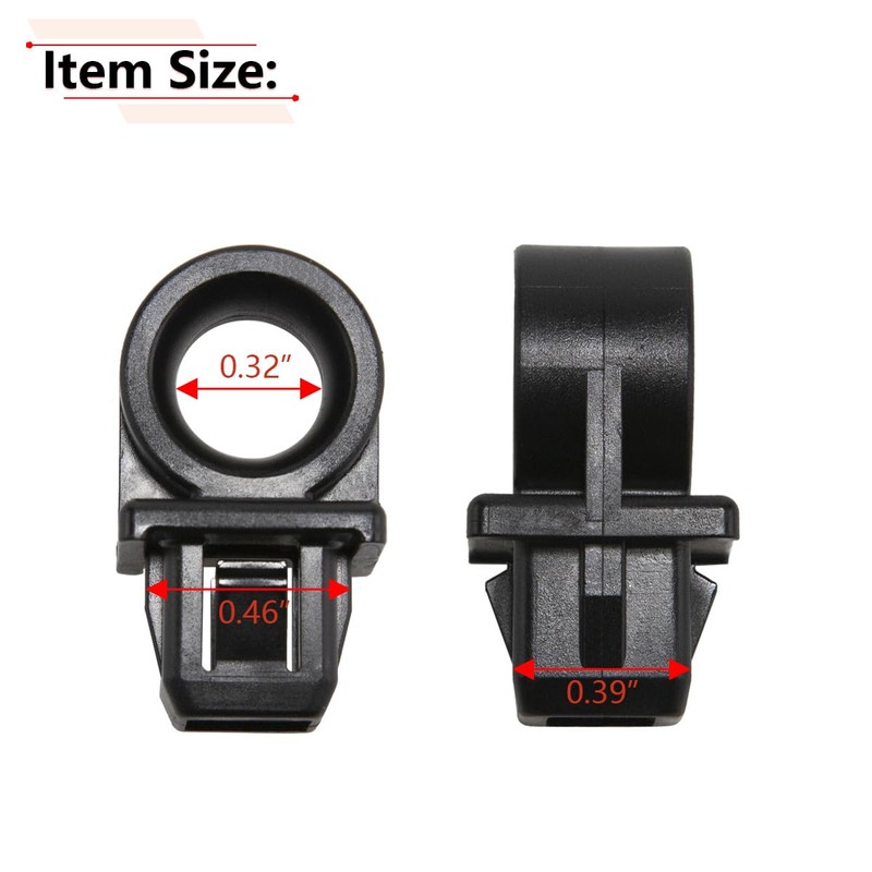 RLB-HILON Hood Prop Rod Anchor Clip Grommet Compatible with Toyota