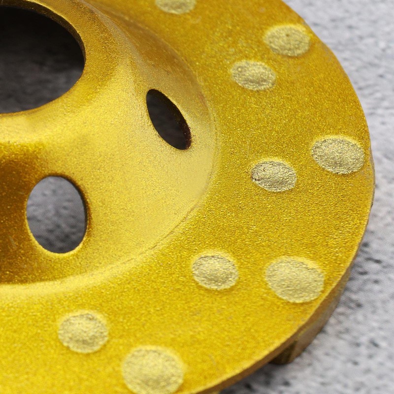 EMSea 2Pcs Diamond Grinding Disc 4 Inch Concrete Grinding Cup