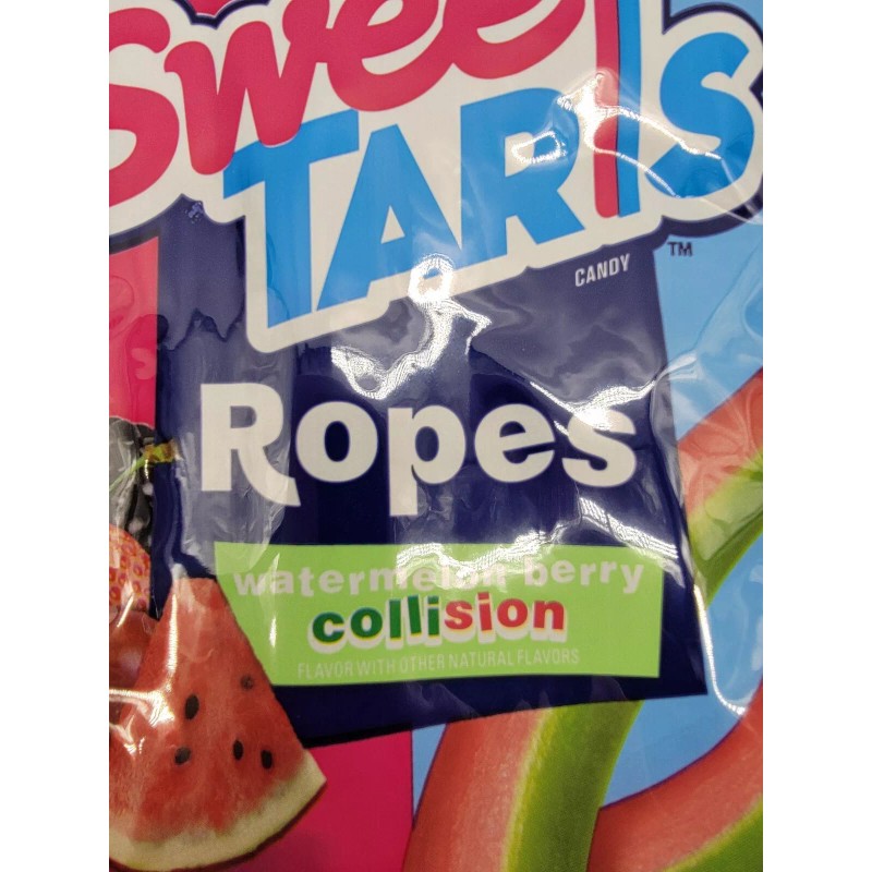 SweeTARTS Ropes Collision Watermelon Berry 2 Flavs In 1***