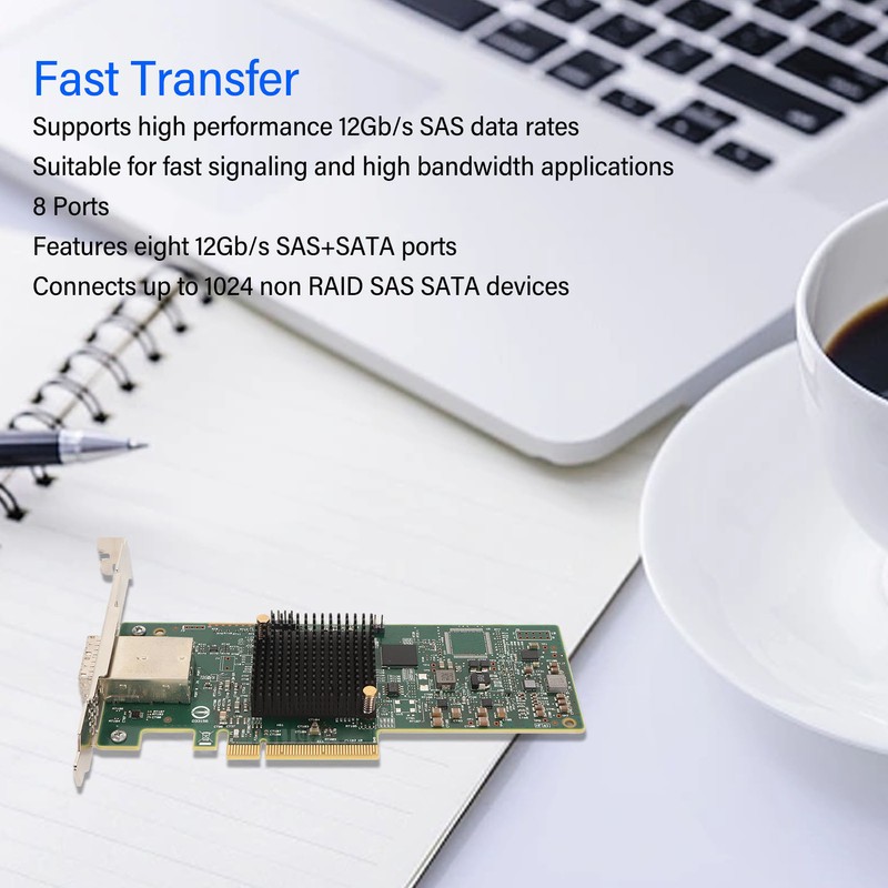 LSI 9300 8e RAID Controller Card Professional 12G External PCIe