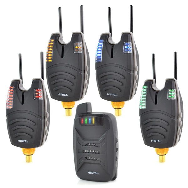 Hirisi Tackle Waterproof Carp Fishing Bite Alarm with Ear Hook