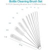 shoptrendys 10Pcs Nylon Straw Brush Cleaner Bottle Tube Pipe Small