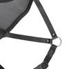 Archery Chest Guard Adjustable 3D Composite Mesh PU Leather Breathable