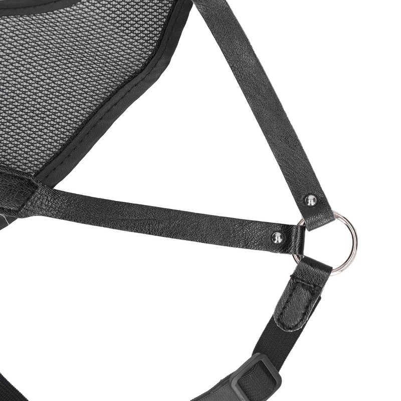 Archery Chest Guard Adjustable 3D Composite Mesh PU Leather Breathable