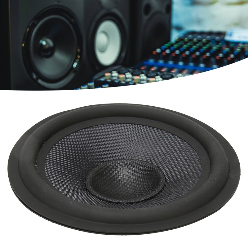 Speaker Cone Drum Paper 1 Inch Inner Diameter Rubber Surround