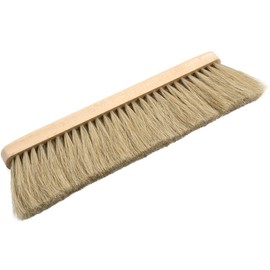Flour Broom Table Broom Hand Broom with Wooden Body and Natural Bristles Made of Horsehair (Light or Dark) (Light)