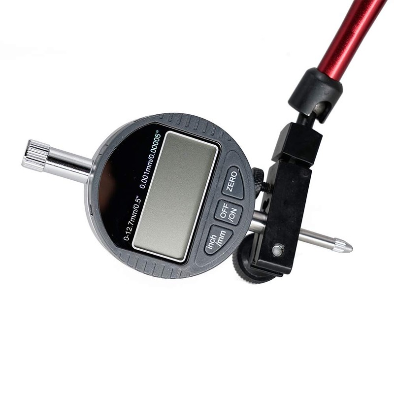 Oudtinx Electronic Digital Dial Indicator Gage Gauge and Magnetic Base