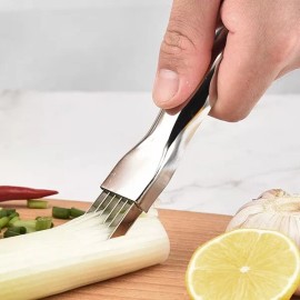 BANFLUXION Stainless Steel Scallion the Onion and Chili Shredder Chopper Six Blade Design