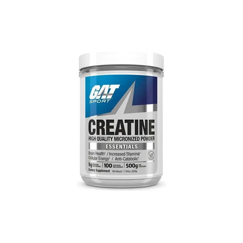 Creatina Gat Sport 500g Monohidratada - 100 Servicios