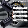 MEAJOO 4PCS Bullet Shell Tire Valve Stem Caps, Aluminum Alloy