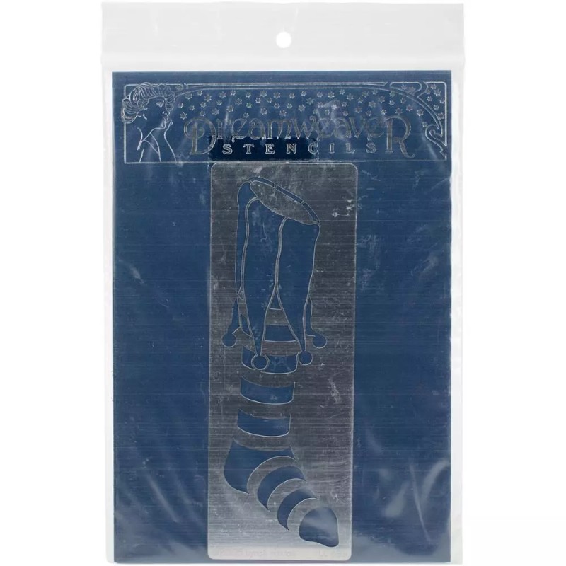 Dreamweaver Metal Stencil Long Stocking, NEW