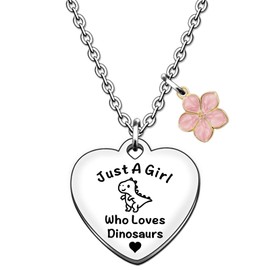 TTOVEN Dinosaurs Necklace Dinosaurs Gifts for Girls