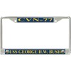 MilitaryBest USS George H.W. Bush CVN-77 License Plate Frame